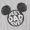 Disney Mens Best Dad Ever Mickey Mouse T-Shirt