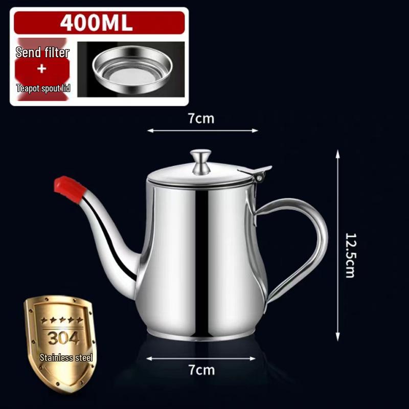 Бутылка-дозатор для масла и уксуса из нержавеющей стали, герметичная - Маленький кухонный контейнер с контролем унций