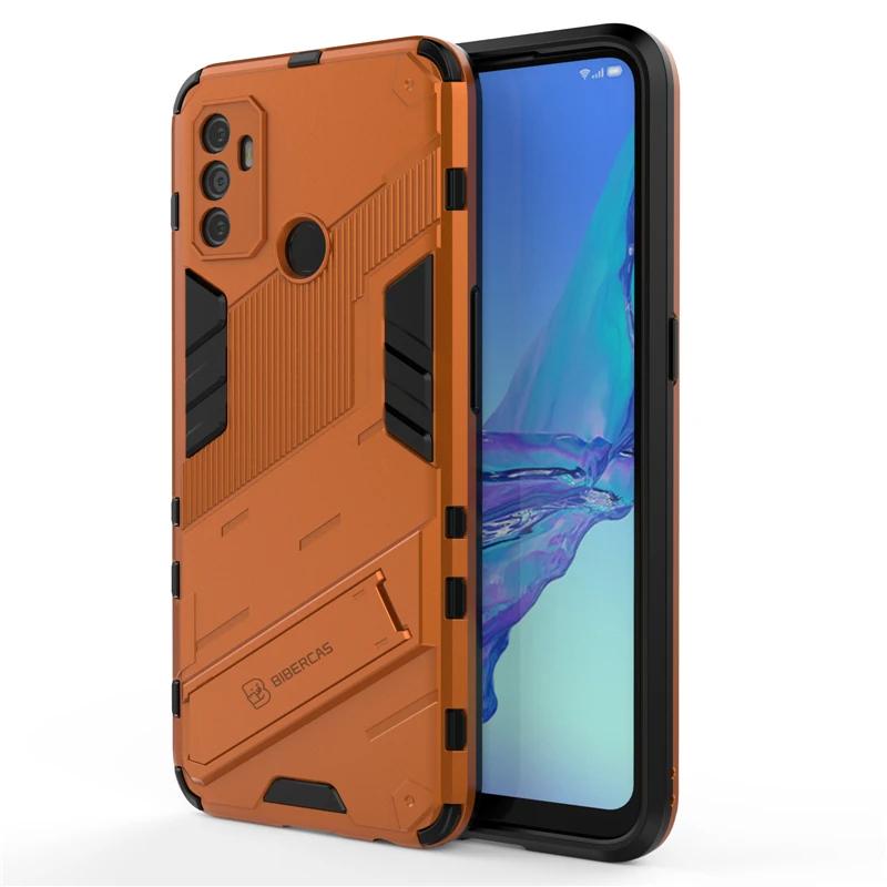 Для OPPO A53 4G Armor противоударный чехол для телефона задняя крышка для OPPO A32 4G магнитная подставка противоударные защитные чехлы Coque