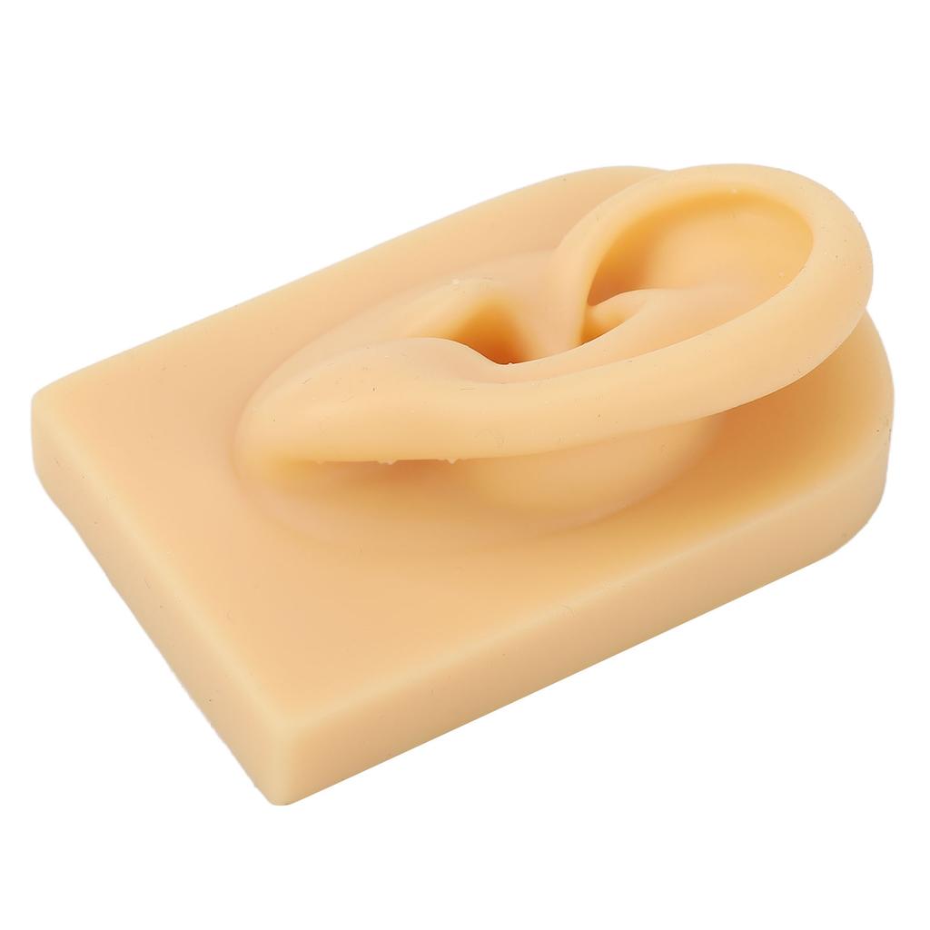 Модель уха Мягкий силикон Гибкая Симуляция уха Практика пирсинга Демонстрация ювелирных изделий Модель искусственного уха Левое