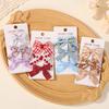 3Pcs/Set Sweet Cute Bows Hair Clip Fresh Printing Flower Checkered Hairgripes Lace for Girls Striped Yarn Barrette Gifts