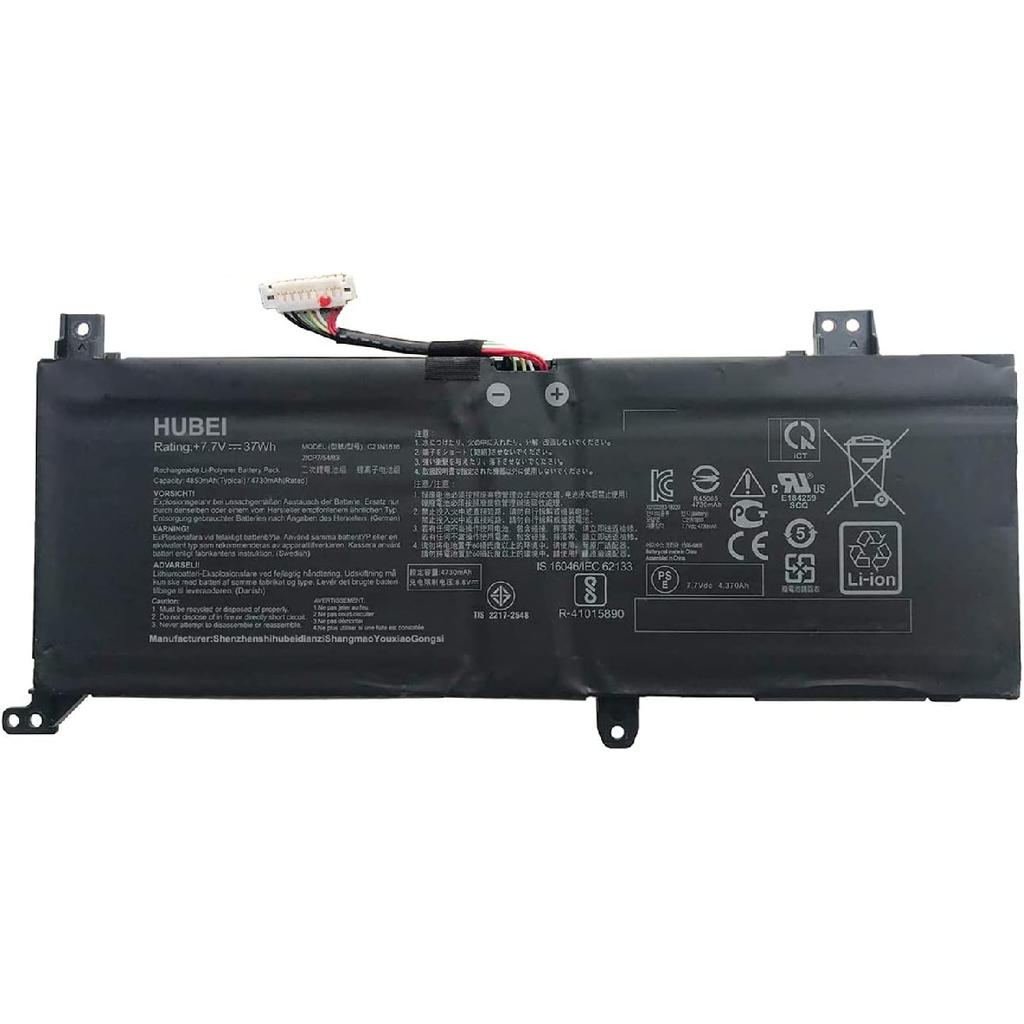 C21N1818 0B200-03280500 C21PpJH Laptop Battery Replacement for Asus VivoBook 14 F412DA X412FJ F412FJ A412FA F412FA F412UA X412FA X412FL X412UA X412UB