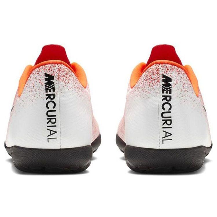Nike Футбольные бутсы Mercurial Vapor 12 Club для игры на искусственном газоне Мужские футбольные бутсы Бело-оранжевые AH7386-801