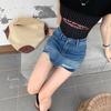 Version High Waist Denim Skirt Summer Versatile Slim Foreign Style Ripped Shorts