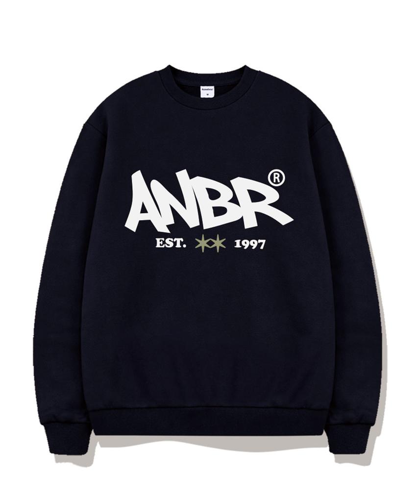ANEWBROS Point Star Oversized Sweatshirt 5 Colors [Anbm_9004] (B Type)