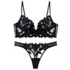 Комплект кружевного сетчатого стринга и бюстгальтера - Сексуальное нижнее белье Платье 300A
