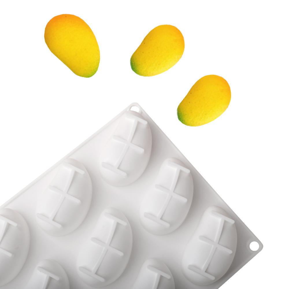 Fruit-Shaped Mousse Molds Mango and Banana Molds for Chocolates Desserts and Cake Baking