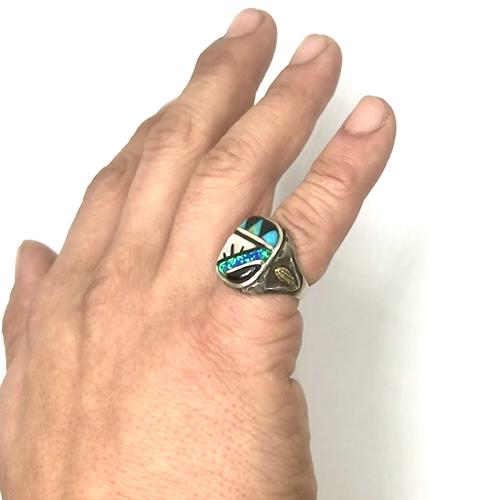 Helldorado Cone Multi-Inlay Ring (Type A)