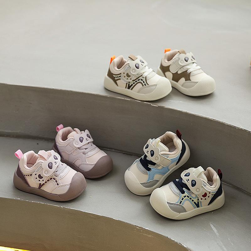 Autumn Baby Soft Sole Walking Shoes Breathable Non Slip Cartoon Sneakers For Toddler Boys And Girls First Walkers