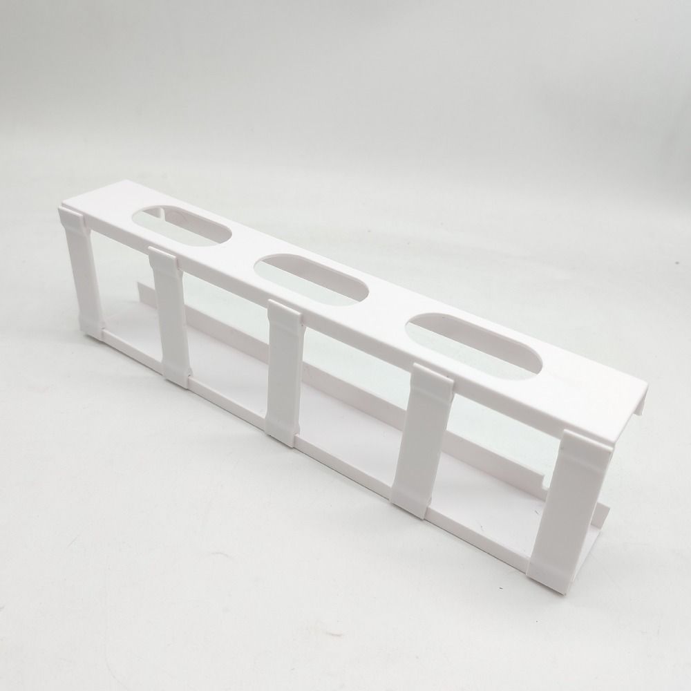 Efficient Desk Cable Management Plastic Horizontal Cord Organizer White Wire Organizer Cables