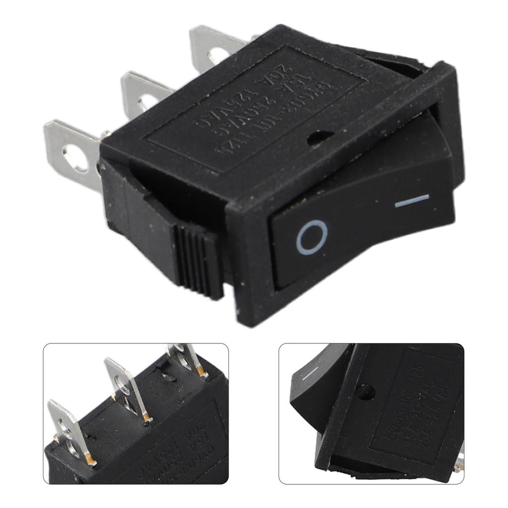 Однополюсный клавишный переключатель с лопастным выводом 16A 250V AC 20A 125V