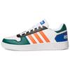 Neo Hoops 2.0 Durable Low-Top Retro Basketball Shoes Men Sneakers White Green Orange GY5898
