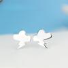 S925 Sterling Silver Lightning Cloud Ornament Unisex All-Match Cloud Thunder Stud Earrings Sliver Ornament