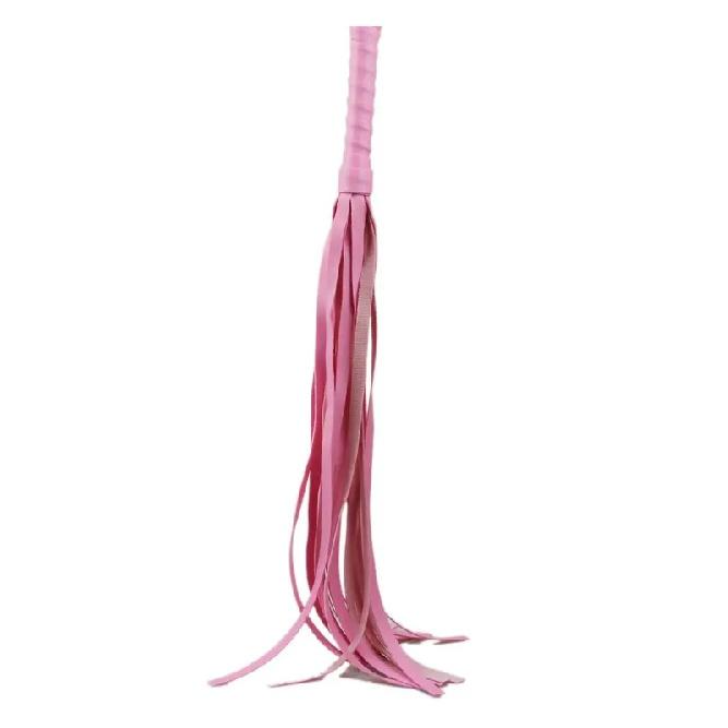 Розовые плётки с хвостами длиной 50 см Нежная кожаная лопатка шлепок Для пар Секс-игрушки Взрослые игры Порка раба Для пар