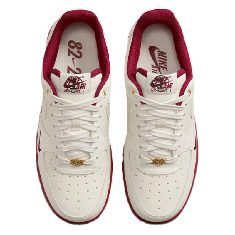 Nike Air Force 1 '07 Se '40th Anniversary Sail Team Red' Women's Sneakers DQ7582-100