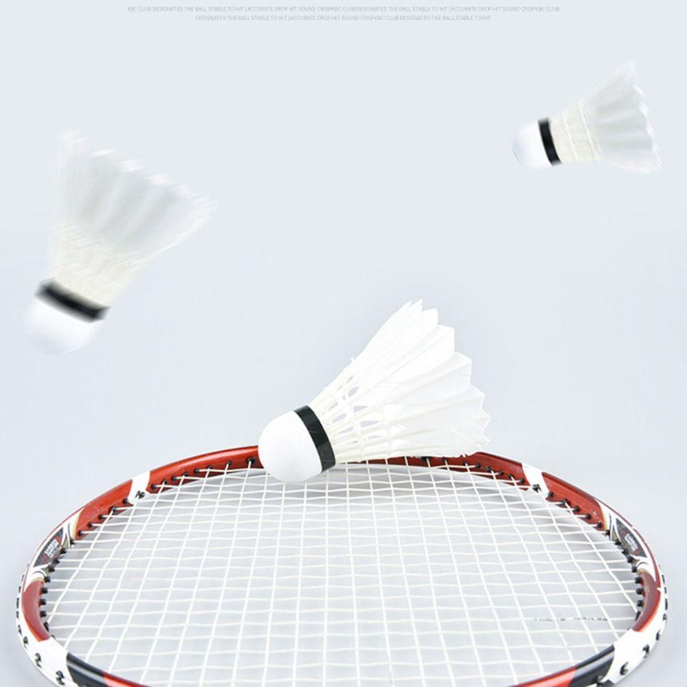 3/6/12 шт. Профессиональные бадминтонные воланы Белые Бадминтонный тренажер Новые бадминтонные мячи Бытовые