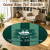 Round Rug Custom NamePlymouth Argyle FC Pattern Non Slip Carpet Home Floor Decor