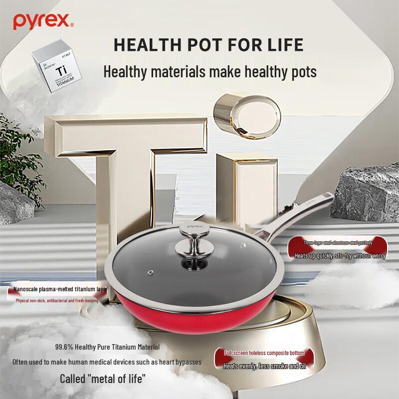 Набор посуды Corning VISIONS Little Red Dot Titanium, 3 предмета, А