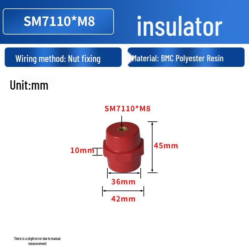 Изолятор SM MNS 30*30 Ненасыщенный Полиэстер BMC SMC