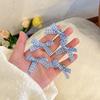 Hairpin Plaid Female Hair Accessories Korean Style Headwear Children's Hair Clip Bowknot Hairpin