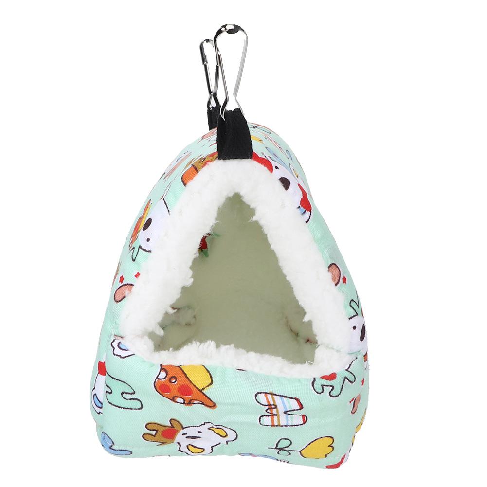 Green Winter Hamster Warm Hammock Hanging Bed House Nest for Small Pets Squirrel Sugar Glider Rabbit Guinea Pig
