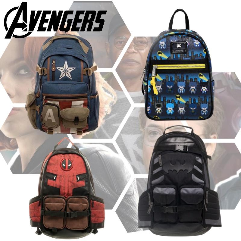 Новый рюкзак Marvel Дэдпул, дышащий и прочный, дорожная сумка для фанатов Мстителей и Бэтмена