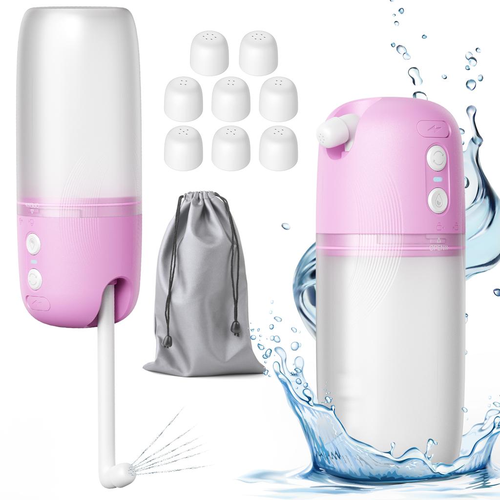 B30 Factory Personal Hygiene Travel Bidet 230ml Water Bottle Multi-Fitting IP67 Waterproof Electric Bidet for Female