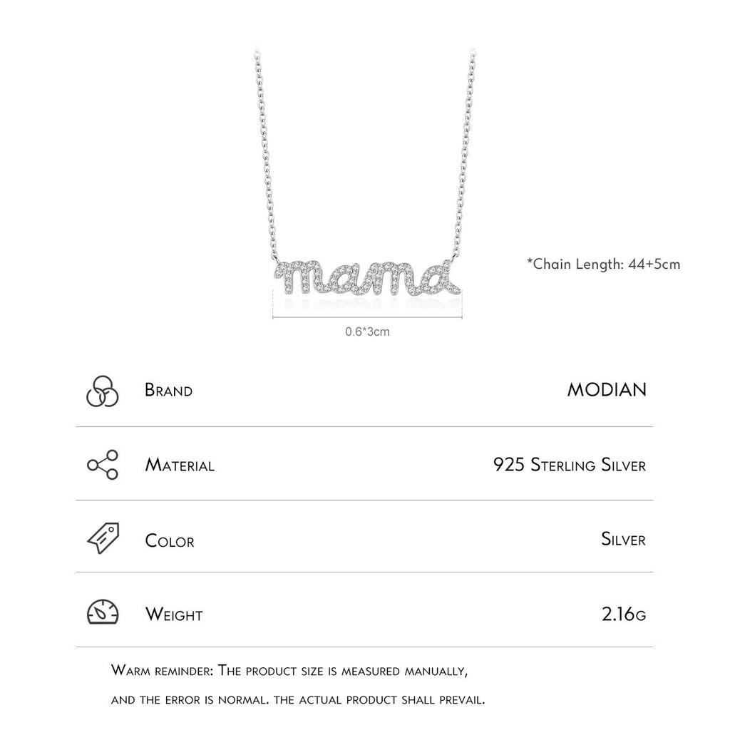 MODIAN 925 Sterling Silver Pave Setting CZ Sparkling Pendant Necklaces Trendy Gold Color Link Chain For Women Fine Jewelry Gifts