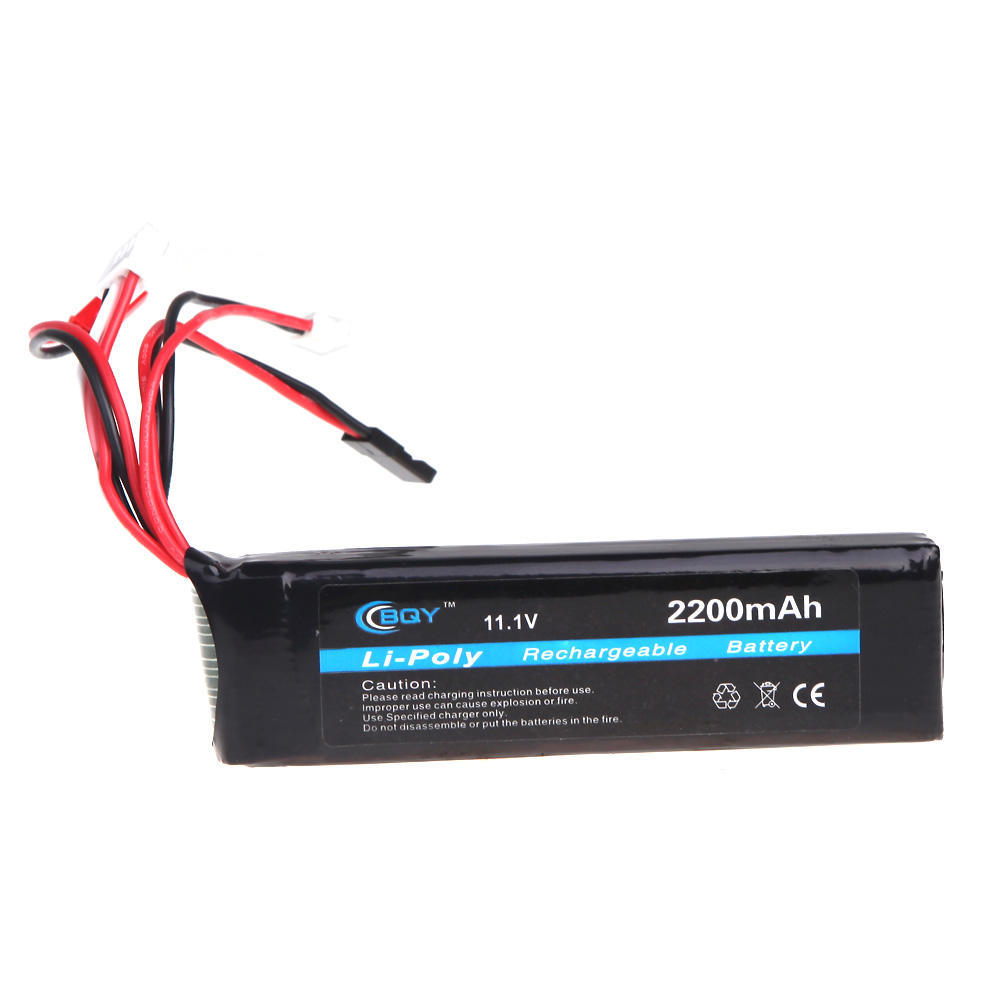 BQY передатчик LiPo аккумулятор 11,1 В 2200 мАч 3 разъема для передатчика JR Futaba Walkera WFLY FS