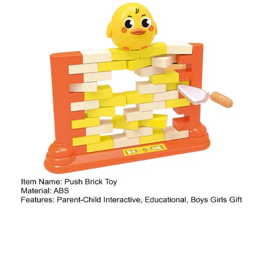 Игра «Нажми на кирпичную стену», мини-строительные блоки, укладка, развивающая игрушка, интерактивная игра для родителей и детей, настольная доска для малышей и мальчиков