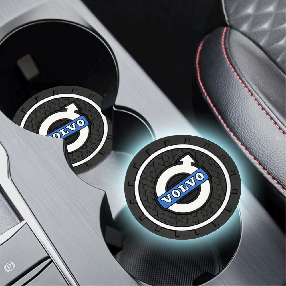 1/2 шт. для Volvo XC60 V60 S60 V40 V50 S40 S80 C30 XC40 XC70 V90 Автомобильная противоскользящая подставка Силиконовая подставка под стакан Держатель для стакана Антискользящий коврик