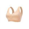 Large Size Women Comfortable Seamless Sleep Bra Wireless Thin Brassiere Gathered Underwear Sport Yoga Vest Minimizer Tank Top Bra