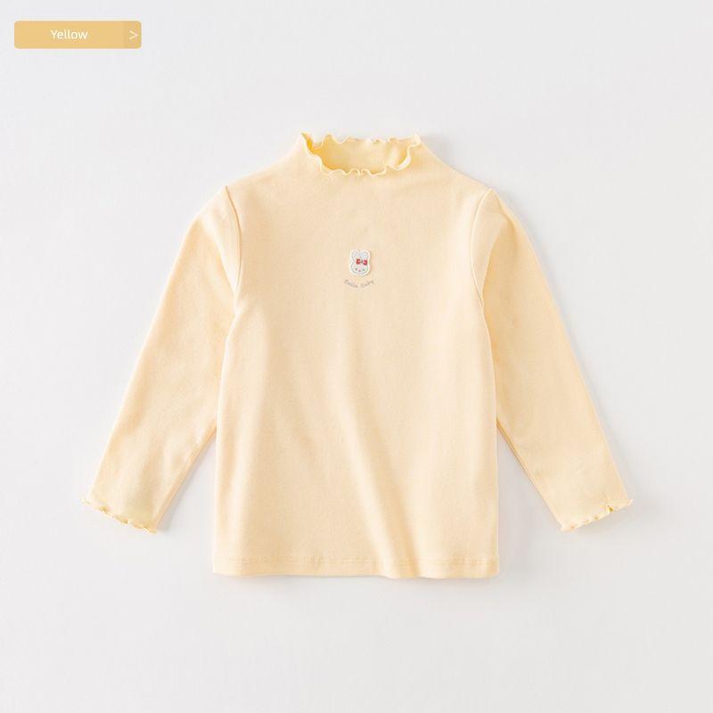 David Bella Children's Stylish New Spring Clothing Girls' Long-Sleeve T-Shirt Baby Inner Wear Top