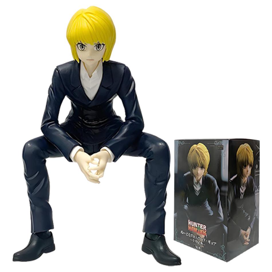 14 см Аниме Фигурка Hunter×Hunter Призрачная труппа Хисока Фигурка Экшн Подставка для лапши Украшение комнаты Подставка для лапши ПВХ Модель Игрушки