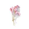 Pink Calla Lily Brooch, High-End Female Elegant Plant Brooch, Niche Design Sense, Pin, Suit With Accessories