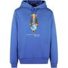 Polo Ralph Lauren Teddy Bear Letter Logo Printed Hooded Pullover Long Sleeve Hoody Hoody Long Sleeve Hoody Sweatshirt Blue 710958192-001
