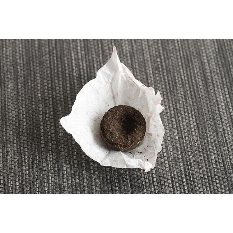 500g Glutinous Rice Fragrance Cooked Tuo (White Cotton) Yunnan Pu'er Tea