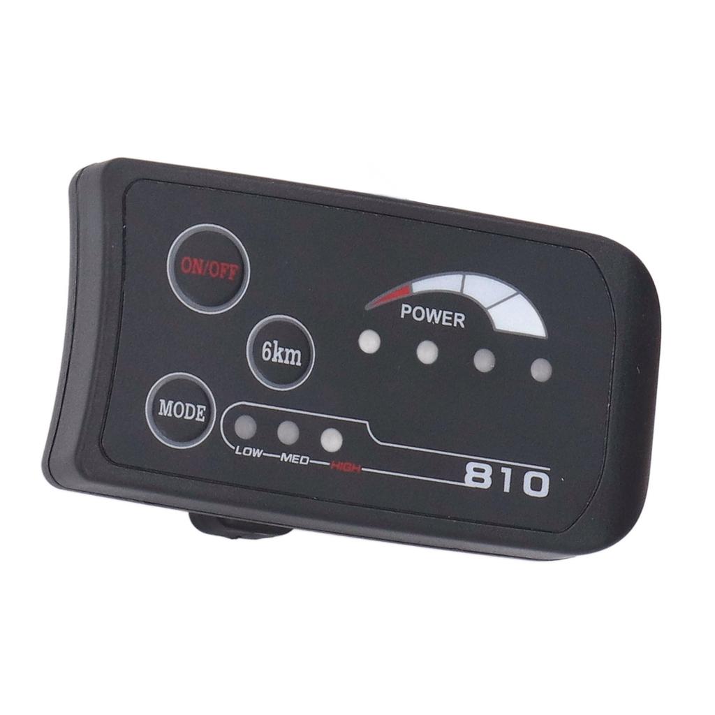 36 В 48 В S810 Светодиодная панель дисплея для электрического велосипеда 4-проводная модификация велосипеда Светодиодный индикатор управления