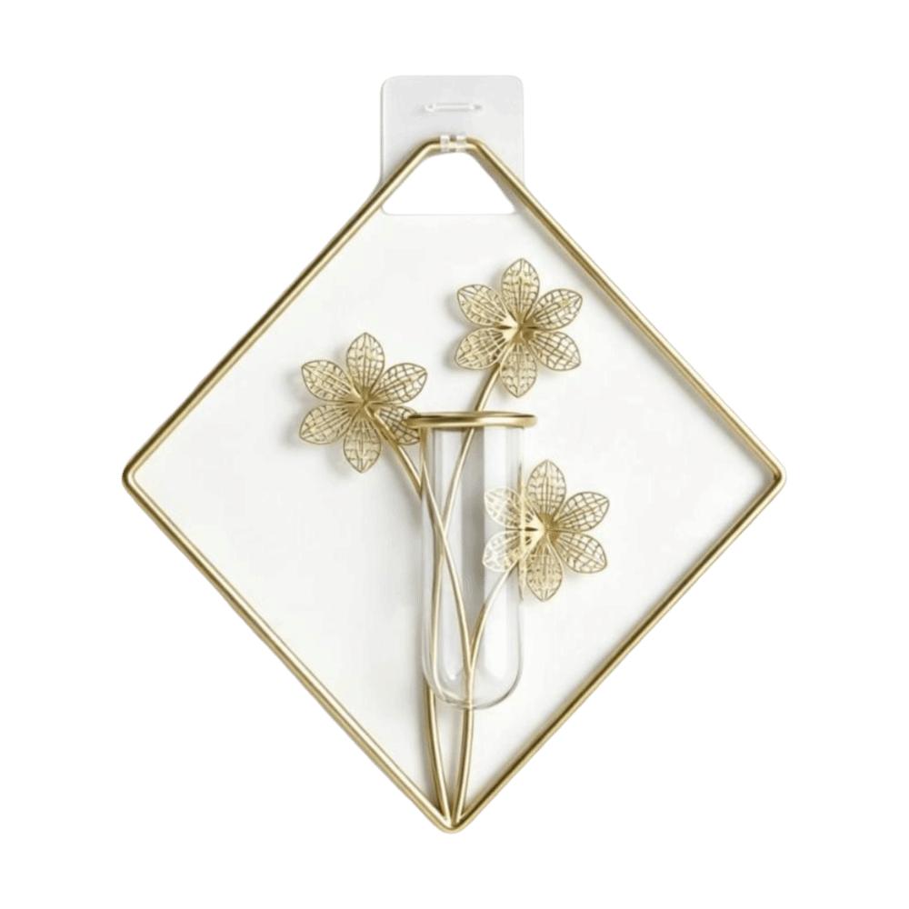 Vase Hydroponic Plant Holder Flower Pot Wall Hanging Planter Shelf Wall Decoration Modern Room