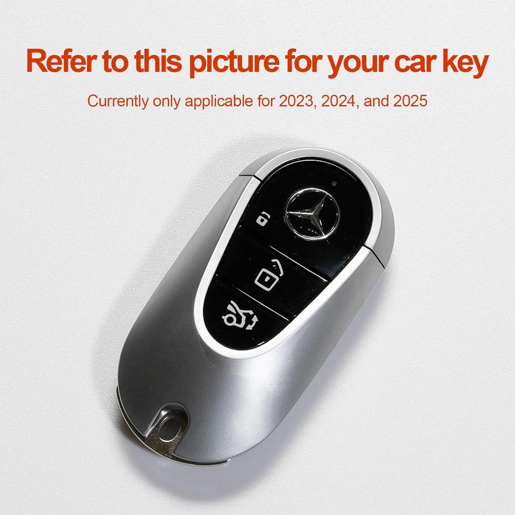 Mercedes Benz Key Fob Cover Leather car Key Case Holder Protector 2024 2025 accessories