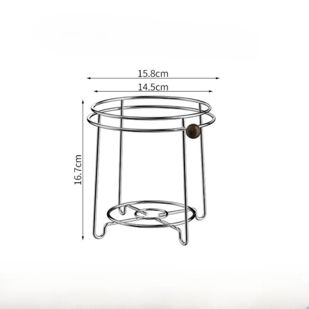 Stainless Steel Trash Bag Rack Space Saving Waste Organizer Stand Home Storage