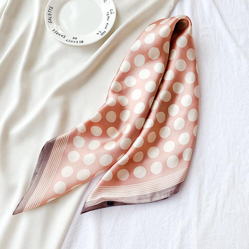 2024 New 70 CM Silk Shirt Decoration Small Square Scarf Fashionable And Versatile Commuting Scarf Neck Protection Scarf