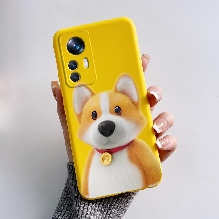 Для Xiaomi Mi 12T 12 T Pro Чехол Милый Панда Жидкий Силикон Чехлы для Телефона Для Xiaomi Mi 12T 12 Mi12 T 12X Lite Pro Мягкий Чехол