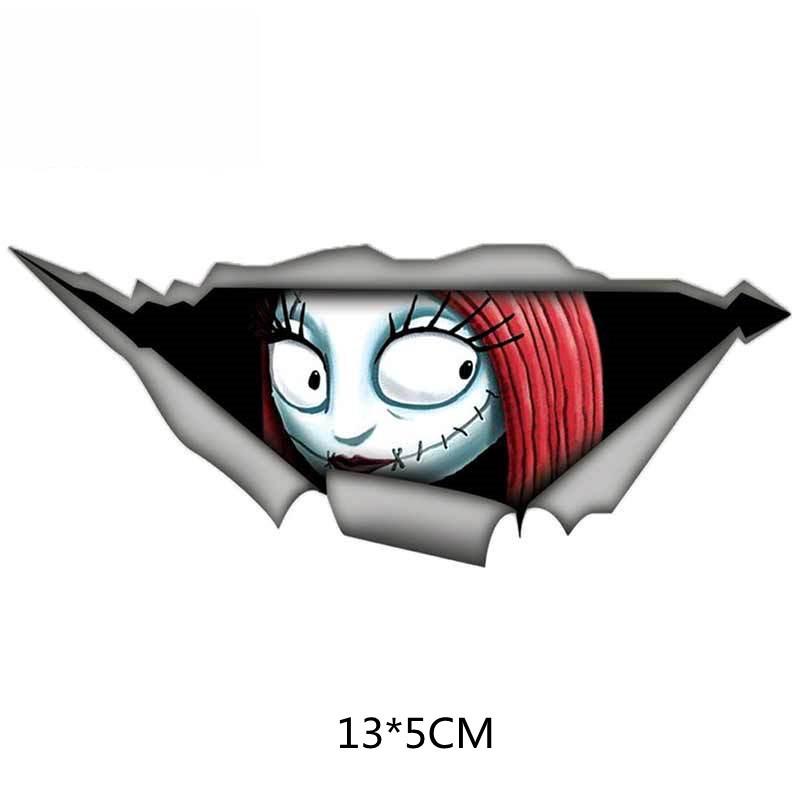 Автомобильные наклейки 3D симуляция стереоскопические автомобильные наклейки Мужские глаза черной пантеры выглядывающие автомобильные наклейки Красота симуляция глаза выглядывающие