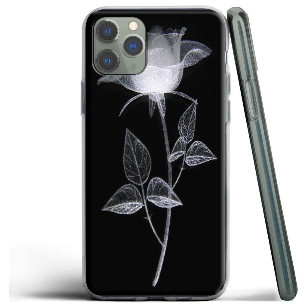 Красивый силиконовый чехол со светящейся розой для Apple iPhone 12 Mini 11 Pro SE XS X XR Max 8 7 6S 6 Plus 5S