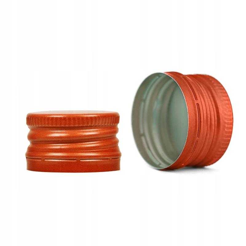 100X Zakrętki Do Butelek Fi 28Mm Bordowy Zakrętka Do Butelek 28X18Mm