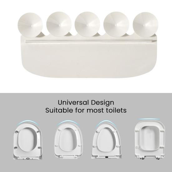 Защитный щиток от брызг для унитаза для мужчин и мальчиков, универсальный дефлектор для мочи с прочными присосками, многоразовый ПВХ-экран для сиденья унитаза