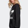 adidas Оригиналы Серия American Vintage Большой Логотип с Буквой Флис Круглый Вырез Пуловер Повседневная Толстовка Женская Черный DH3129