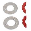2 Pcs/Set Aluminum Alloy RC Wheel Brake Disc for Traxxas TRX4/TRX6 1/10 RC Cars For RC Upgrade