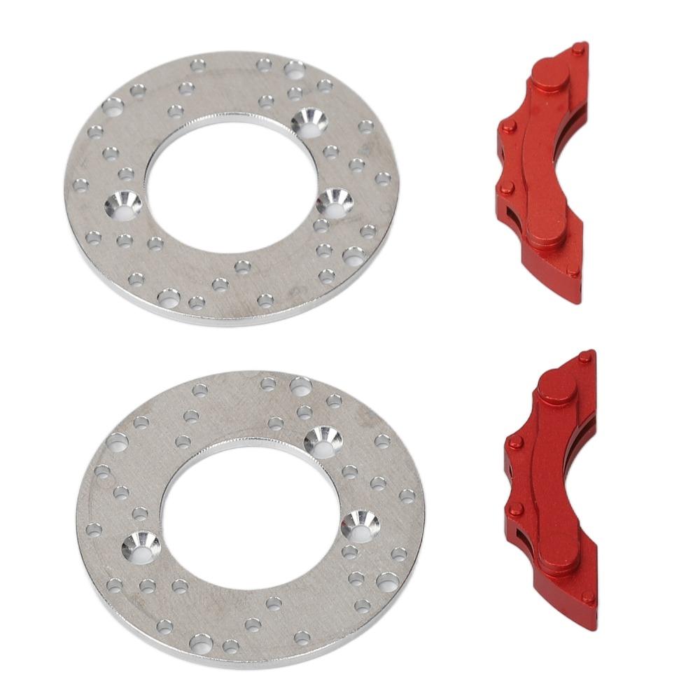 2 Pcs/Set Aluminum Alloy RC Wheel Brake Disc for Traxxas TRX4/TRX6 1/10 RC Cars For RC Upgrade